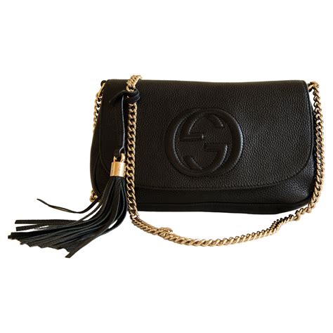 gucci small soho crossbody|Gucci soho flap crossbody bag.